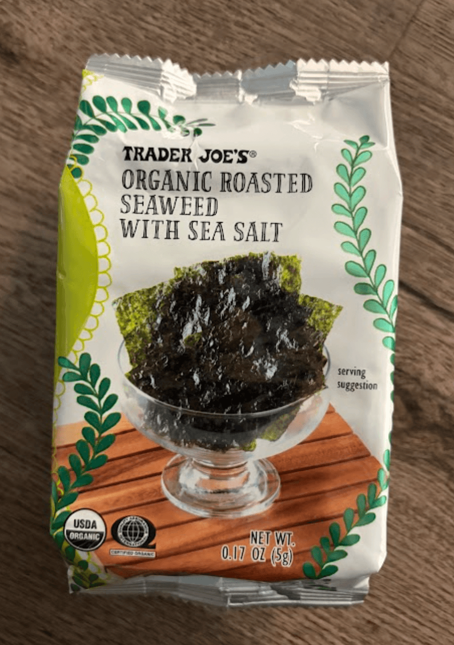 Organic Roasted Seaweed With Sea Salt